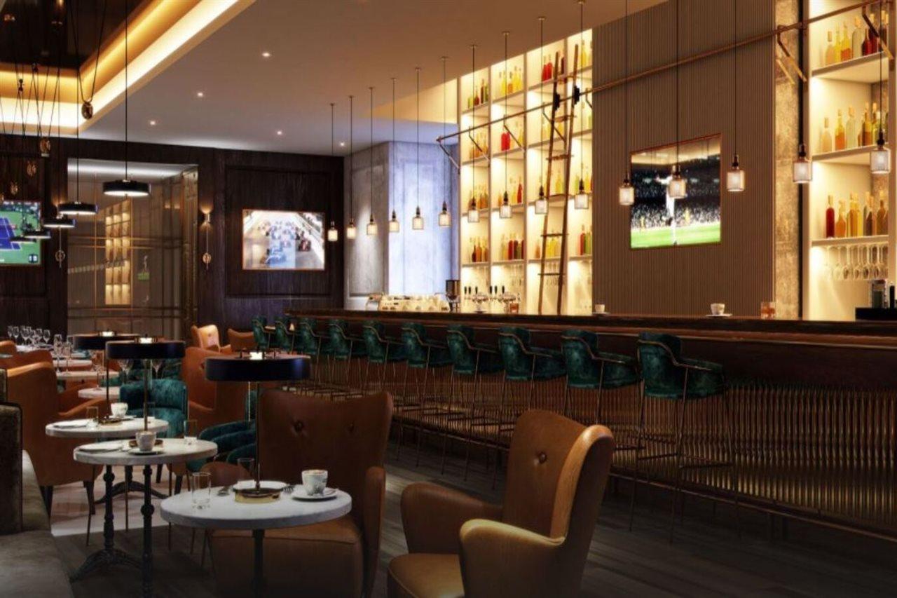 Paramount Hotel Midtown Дубай Екстер'єр фото The bar at the 100 Park Place lounge